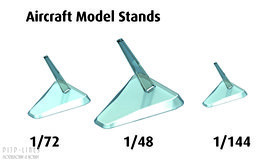 Modelvliegtuig stand 3 stuks