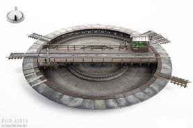 Elektrische draaischijf (Groot 310mm) AC 3-rail