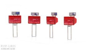 PTT Post Brievenbussen rood