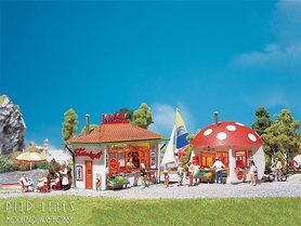 Faller Kiosk en paddestoelkiosk