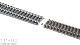 PIKO A-Gleis met bedding Overgangsrail "Fleischmann Profi" rails GUE231