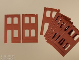 auhagen 80506 Wanden 2323A en wanden 2323B rood auhagen 80506 Wanden 2323A en wanden 2323B rood