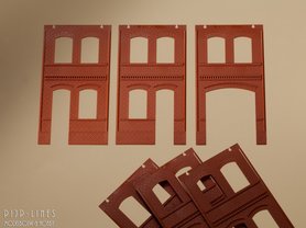 auhagen 80507 Wanden 2322B, wanden 2322C, wanden 2323C rood auhagen 80507 Wanden 2322B, wanden 2322C, wanden 2323C rood