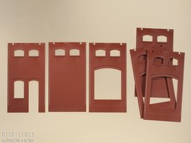 auhagen 80519 Muur 2410E, muren 2410F en muren 2410H rood auhagen 80519 Muur 2410E, muren 2410F en muren 2410H rood