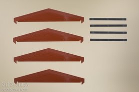 Auhagen 80418 Vuurmuren rood Auhagen 80418 Vuurmuren rood