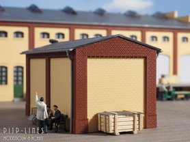 Auhagen 80412 Kleine gevel en korte rode hoekpilaren Auhagen 80412 Kleine gevel en korte rode hoekpilaren