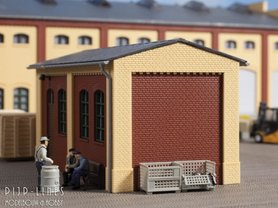 Auhagen 80413 Kleine gevel en korte gele hoekpilaren Auhagen 80413 Kleine gevel en korte gele hoekpilaren