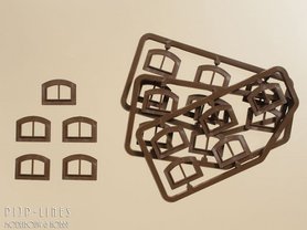 Auhagen 80215 Venster M bruin Auhagen 80215 Venster M bruin