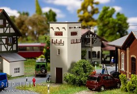 Trafohuis met vlak dak