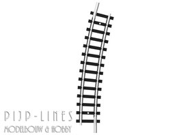 MINITRIX Gebogen rail R2b - 15°