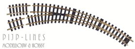 Piko G-Spoor Gebogen Wissel Links G-BWL R3-R5
