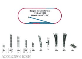 MINITRIX Uitbreiding set H1