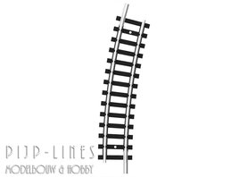 MINITRIX Gebogen rail R2a - 15°