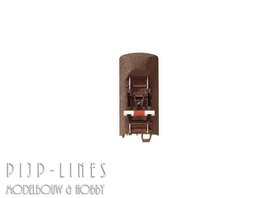 TRIX C-Rails Eindstuk met stootblok