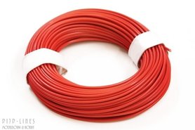 Draad Rood 10 meter 0,14qmm