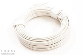 Draad Wit 10 meter 0,14qmm