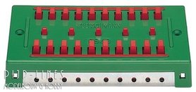 Verdeelplaat 2 polig