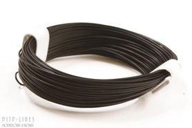 Draad Zwart 5 meter extra dun