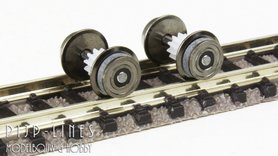 Set van twee wielen met tandwiel voor de Hondekop N