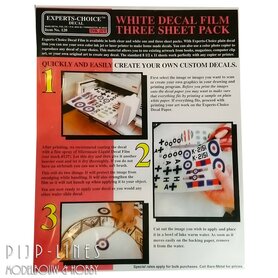 Bare-Metal-Foil Decal papier "Wit"