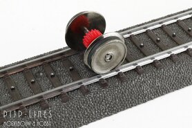 Wisselstroom wiel met tandwiel en bandjes