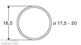 Antislipband 40077. Van 17,5mm tot 20mm