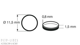 Antislipband 648010. Van 12,9 tot 14,6 mm