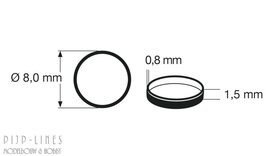 Antislipband 648011. Van 10,3 tot 12,8 mm