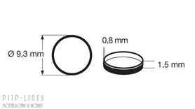 Antislipband 648012. Van 10,3 tot 12,8 mm