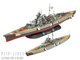 Revell 05637 Gift Set The Legendary Bismarck (1:700 & 1:1200)