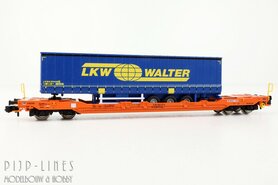 SBB-WASCOSA "Taschenwagen" T5 met LKW-Walter trailer SBB-WASCOSA "Taschenwagen" T5 met LKW-Walter trailer