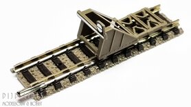 9116 Stootblok met rails