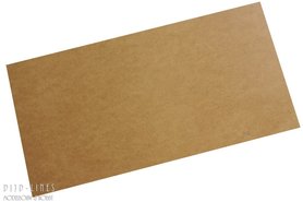 MDF Plaat 1.0 mm dik, 25 cm x 50 cm 