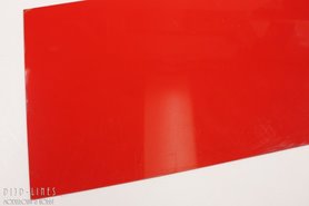 Polystyreen Plaat Rood 1.0 mm dik, 25 cm x 50 cm  Polystyreen Plaat Rood 1.0 mm dik, 25 cm x 50 cm