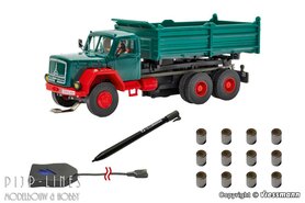 Car Motion Basis Startset Magirus Deutz Kiepwagen groen Car Motion Basis Startset Magirus Deutz Kiepwagen groen
