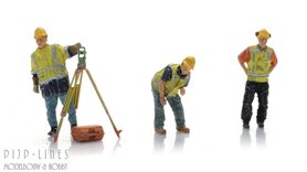 NS Baanwerkers met theodoliet vanaf 1990