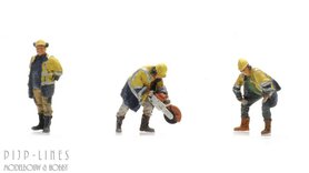 NS Baanwerkers met railzaag vanaf 1990