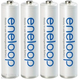 Eneloop batterijen AAA. 750/800mAh. 4 stuks.
