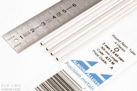 Aluminium buis. 3mm x 0.45mm x 2.1mm