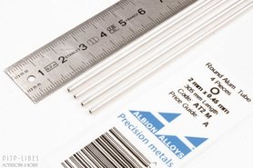 Aluminium buis. 2mm x 0.45mm x 1.1mm