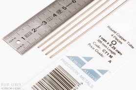 Koper buis. 1mm x 0.25mm x 0.5mm