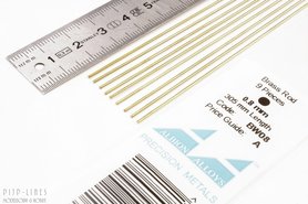 Messing staaf rond 0,8mm