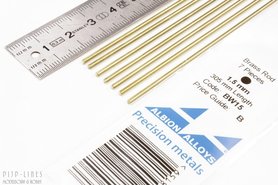 Messing staaf rond 1,5mm