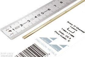Messing U-profiel 1 mm x 3 mm Messing U-profiel 1 mm x 3 mm