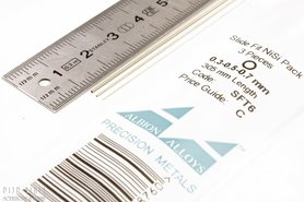 Nikkelzilver Pijp assortiment 0,3/0,5 en 0,7 mm Nikkelzilver Pijp assortiment 0,3/0,5 en 0,7 mm