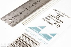 Nikkelzilver Pijp assortiment 0,4/0,6 en 0,8 mm Nikkelzilver Pijp assortiment 0,4/0,6 en 0,8 mm