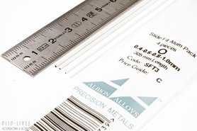 Aluminium Pijp assortiment 0,4/0,6/0,8 en 1 mm Aluminium Pijp assortiment 0,4/0,6/0,8 en 1 mm