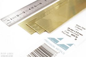 Messing Strip 25 mm x 0,8 mm
