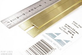 Messing Strip 12 mm x 0,8 mm