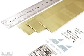 Messing Strip 25 mm x 0,6 mm